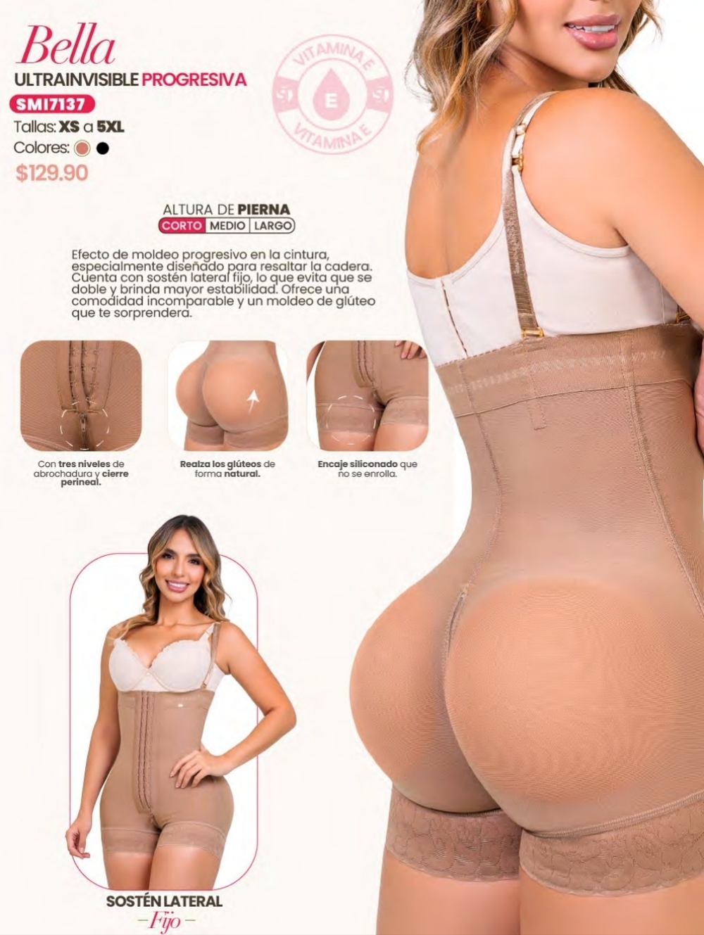 NEW Stagmi Shaper Colombian Super Short Girdle Tummy Control Lifts & Transforms